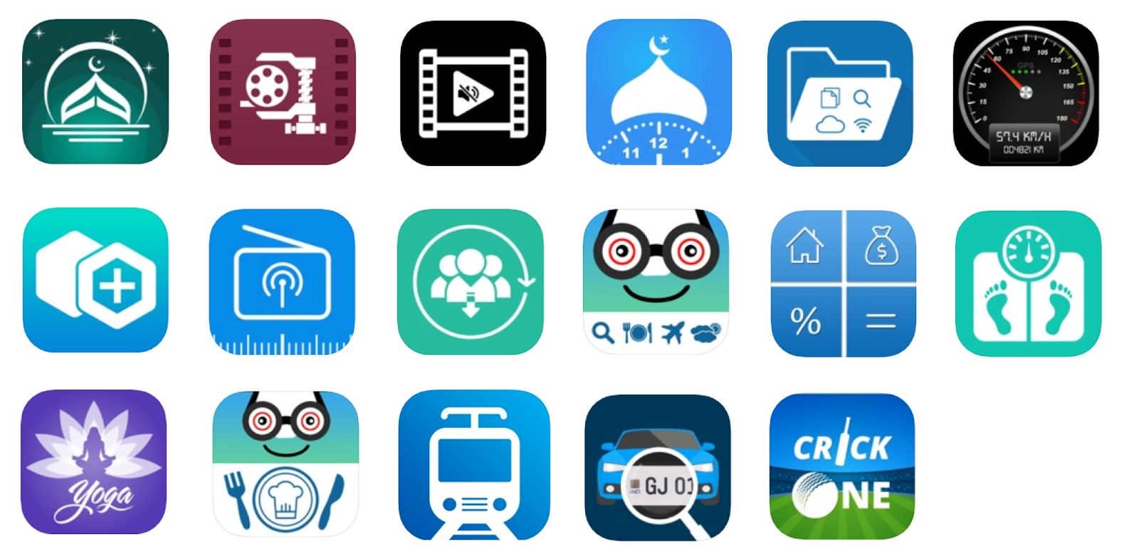 The infected apps icons